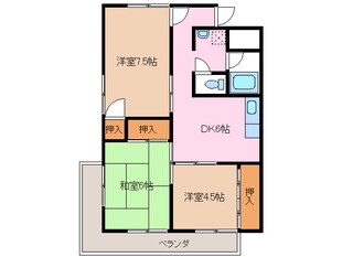 近鉄四日市駅 徒歩12分 5階の物件間取画像